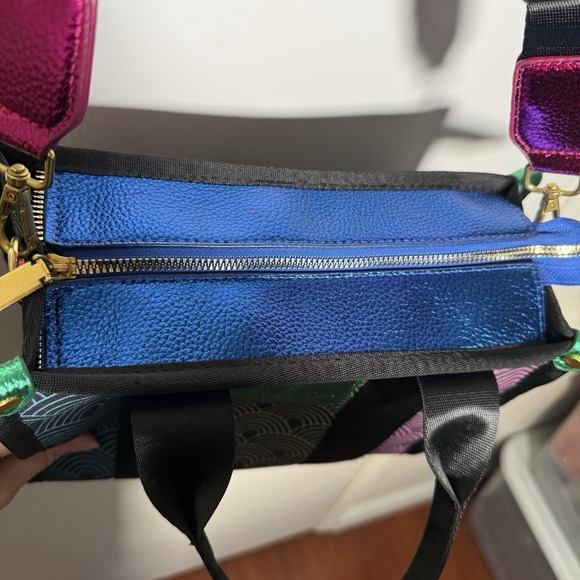 Kurt Geiger Handbag Purse Rainbow Southbank Ombré NWOT - Picture 11 of 13